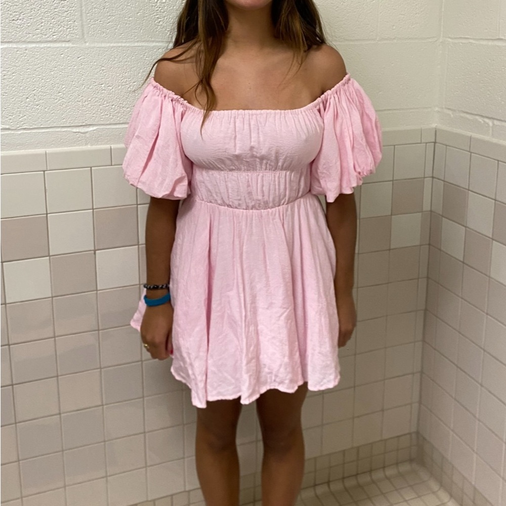 Pink Mini Dress